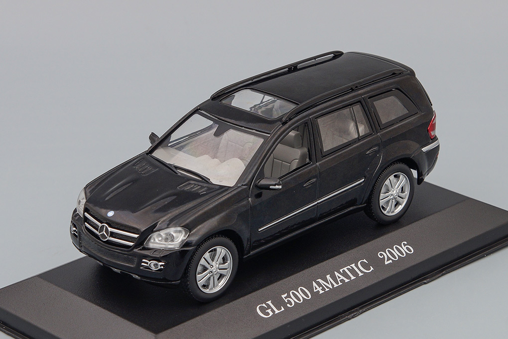 1:43 MERCEDES-BENZ GL 500 4Matic (2006), Mercedes-Benz Offizielle Modell-Sammlung 47, black - MB047