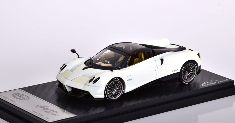 1:43 PAGANI Huayra Roadster (2017), white black - ALM450302