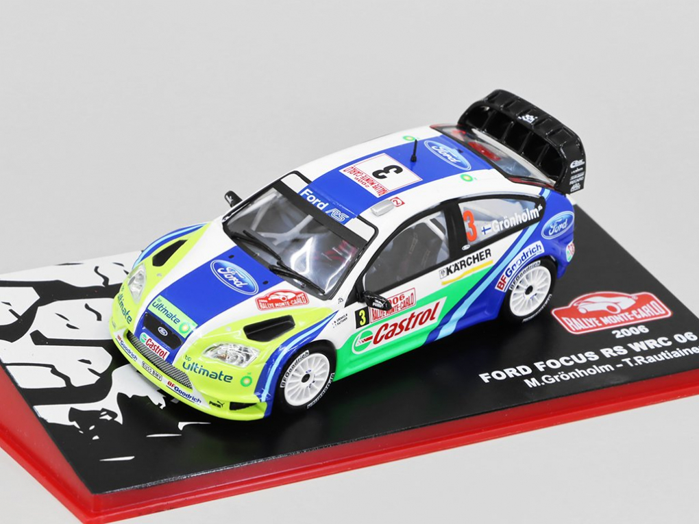 1:43 FORD Focus RS 06 WRC #3 Rallye Monte-Carlo, M. Gronholm / T. Rautiainen (2006) - MC53937