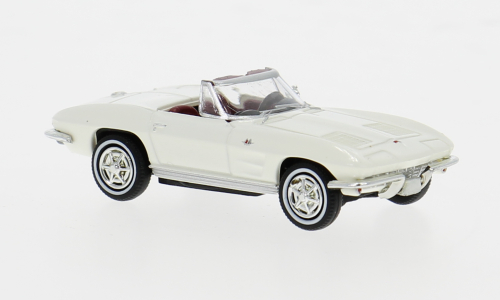1:87 CHEVROLET Corvette C2 Cabrio (1962), white - 18031