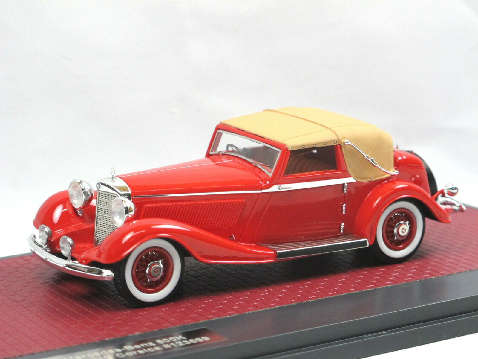 1:43 MERCEDES-BENZ 500K DHC by Corsica #123689 (закрытый) 1935 Red - MX41302-152