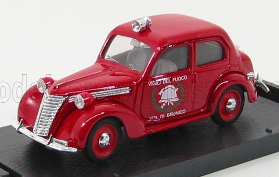 1:43 FIAT 1100 E Vigili Del Fuoco Di Brunico 1947 - Fire Engine, Red - R181B