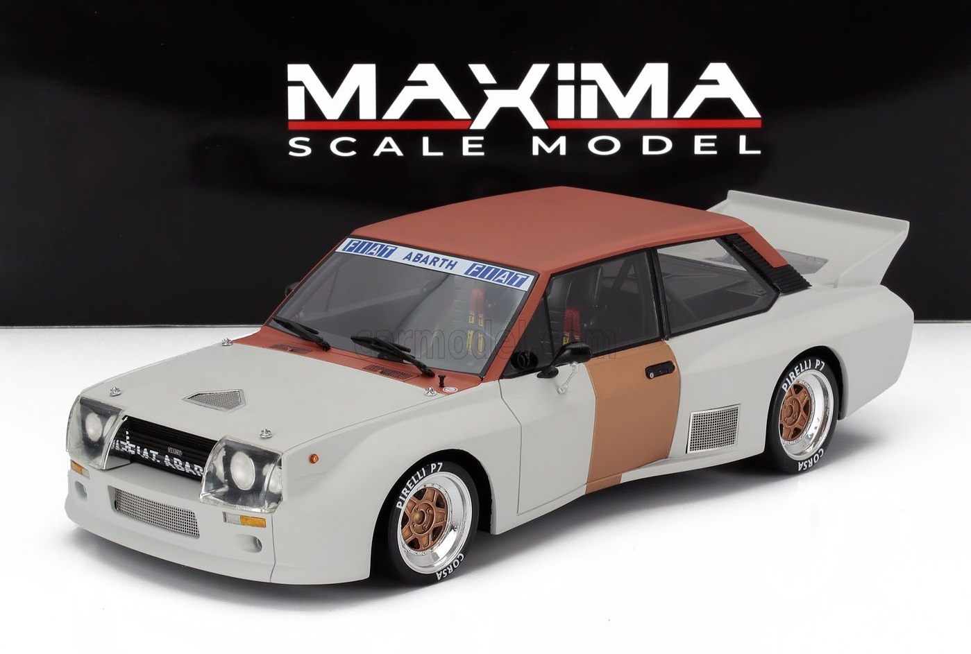 1:18 Fiat Abarth 131 SE035 Turbo Volumetrico Competizione (1979), grey / copper - MAX005003