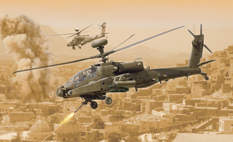 1:48 Сборная модель Вертолет AH-64D APACHE LONGBOW - 2748