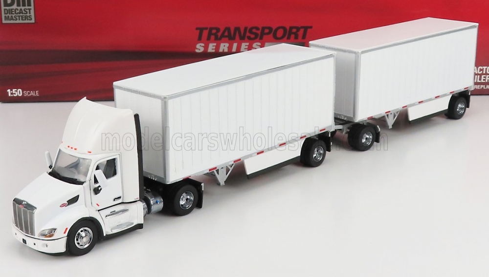 1:50 PETERBILT 579 Truck Auto-articolato 2011, White - 71099