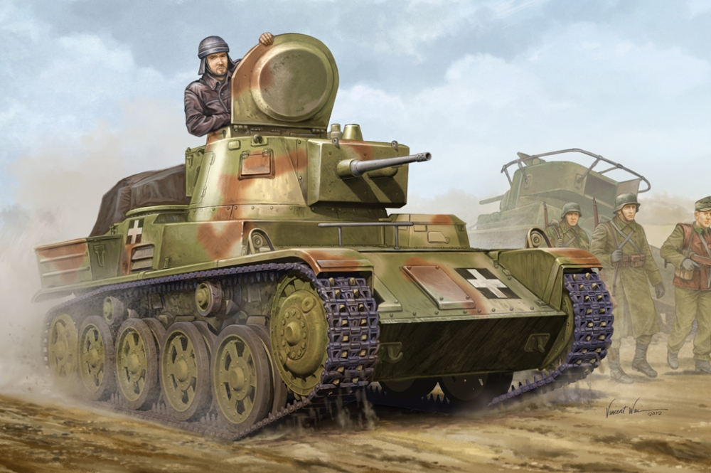 1:35 Сборная модель Танк Hungarian Light Tank 38M Toldi II(B40) - 82478