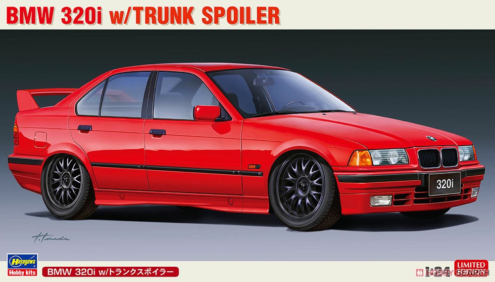 1:24 Сборная модель BMW 320i w/TRUNK SPOILER (со спойлером на крышке багажника) (Limited Edition) - 20592