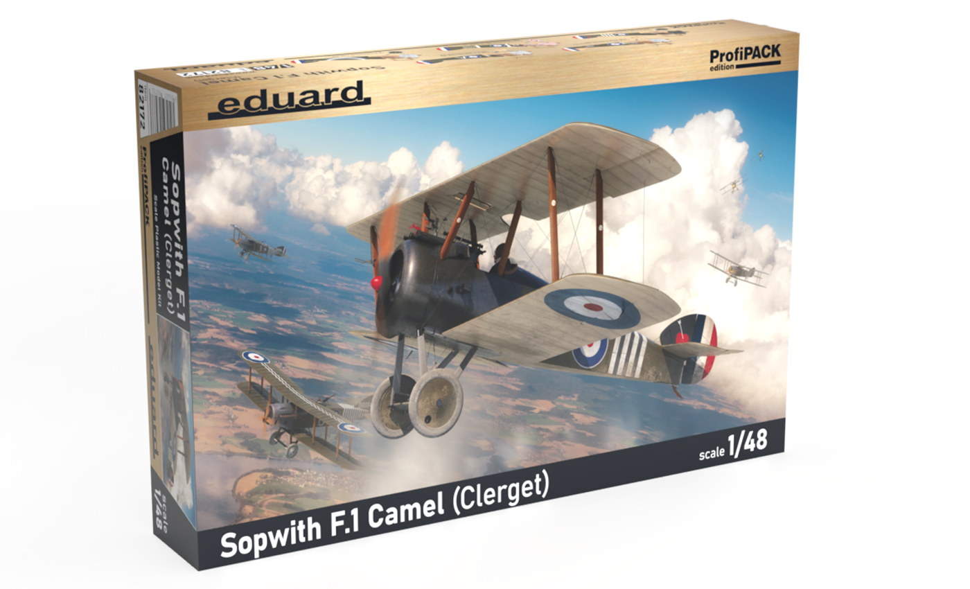 1:48 Сборная модель Самолёт Sopwith F.1 Camel (Clerget) - 82172
