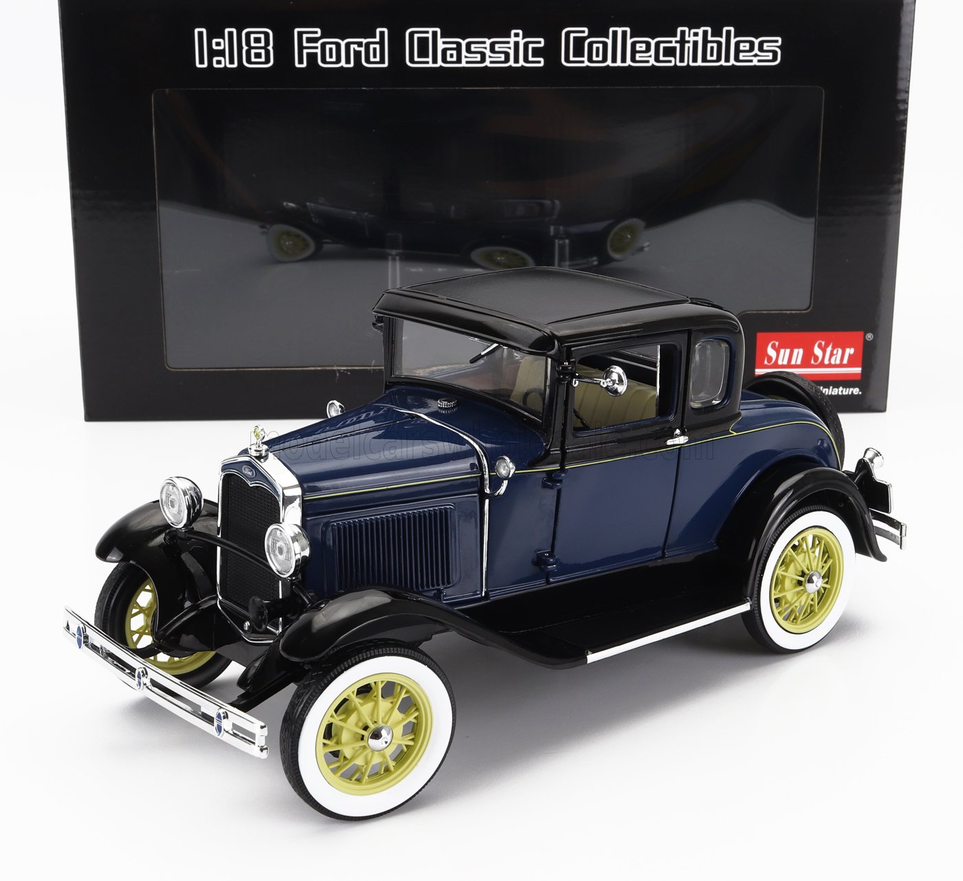 1:18 FORD Model A Coupe (1931), Riviera Blue - 6211