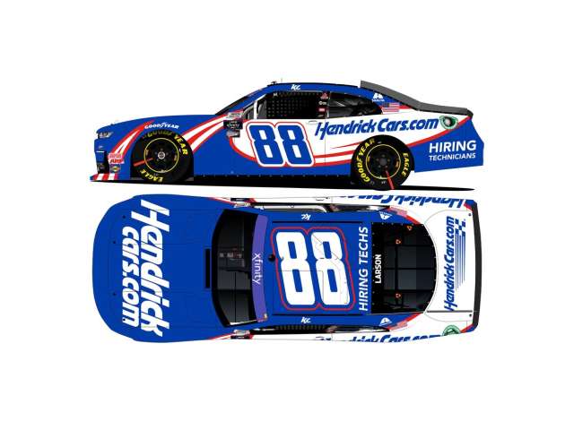 1:24 CHEVROLET Camaro #88 Kyle Larson *Hendrickcars.com*, white/blue/red 2022 - N882223HENKL