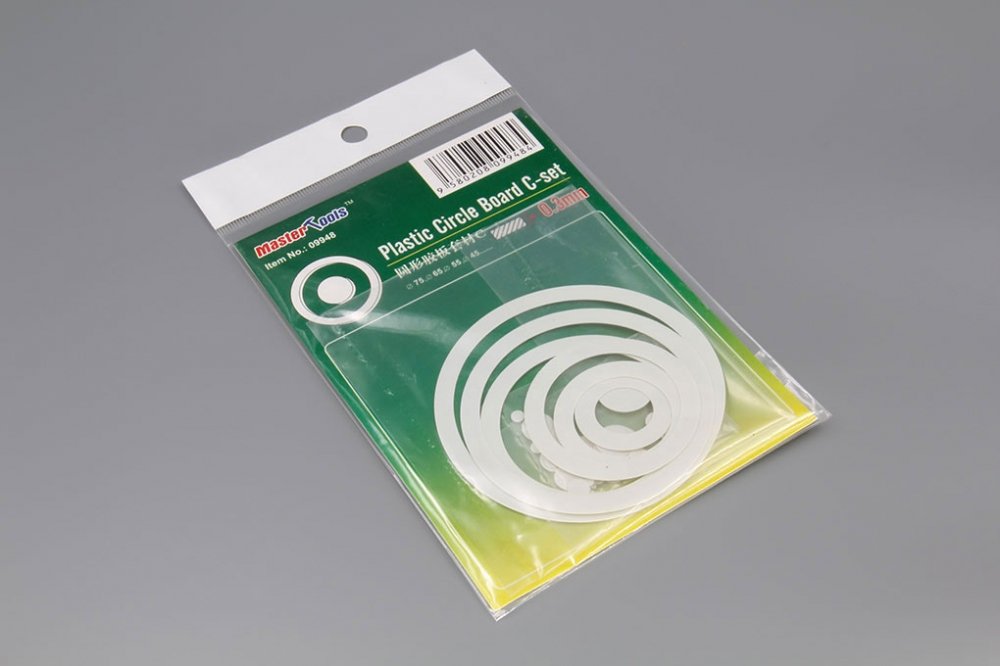 Набор пластиковых кружков и колец (Plastic Circle Board C-set - 0.3mm) - 09948
