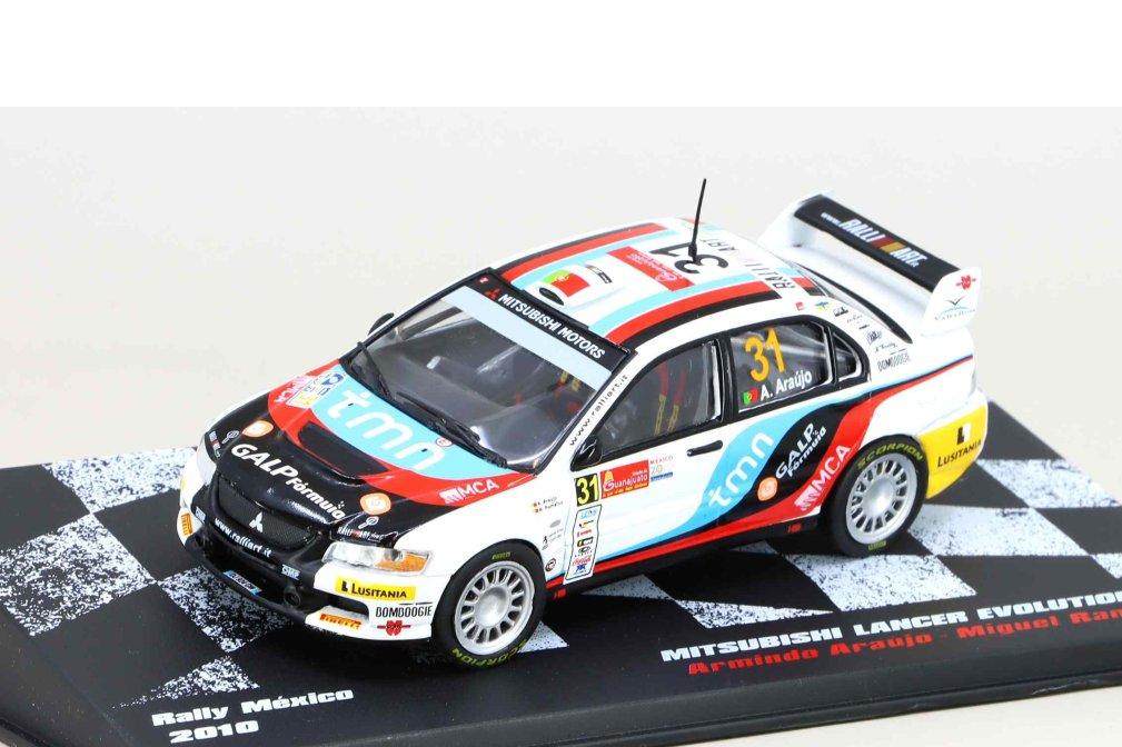 1:43 MITSUBISHI Lancer Evo IX №31 Rally Mexico Armindo Araujo - Miguel Ramalho (2010) - DEAZAV75