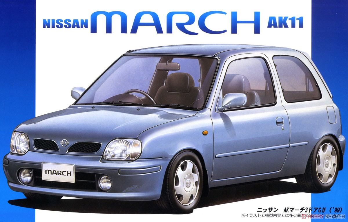 1:24 Сборная модель Nissan March AK11 - 04661