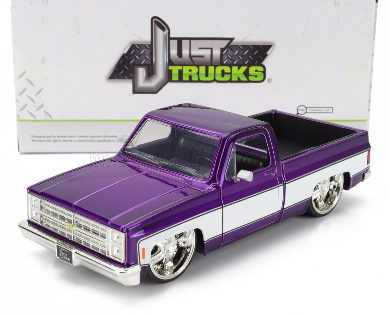 1:24 CHEVROLET C-10 Pick-up Custom (1985), Purple White - 35857