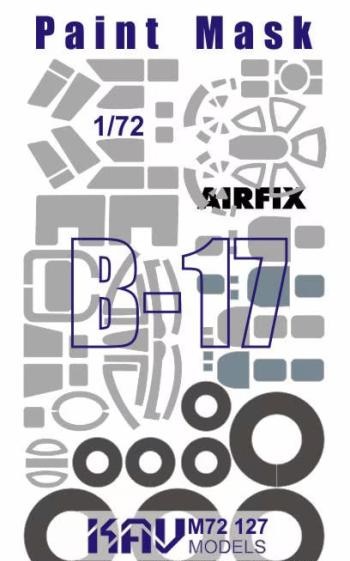 1:72 Маска окрасочная на B-17 (Airfix) - M72 127