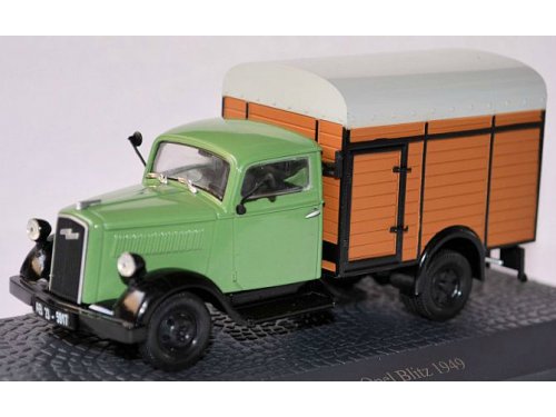 1:43 OPEL Blitz 1,5t Viehtransporter (1949), green cab - 7421115