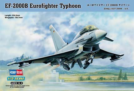 1:72 Сборная модель EF-2000B Eurofighter Typhoon - 80265
