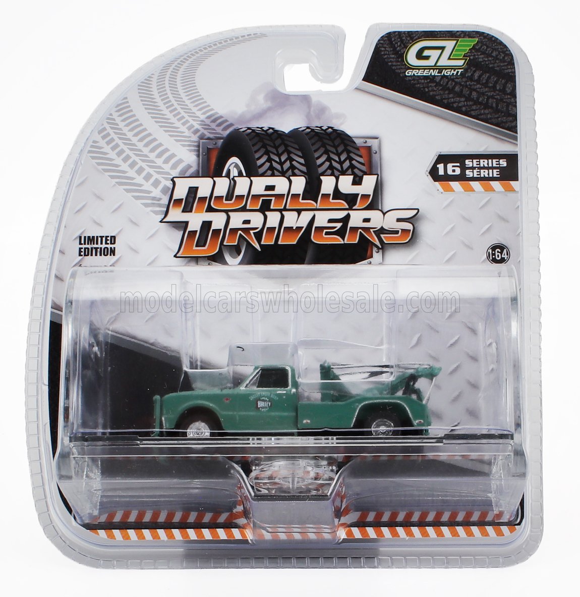 1:64 CHEVROLET C-30 Truck (1972) - Carro Attrezzi - Wrecker Road Service, Green - 46160A