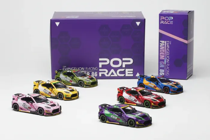 1:64 Набор из 6 машинок TOYOTA PANDEM GR 86 *Blind Box Series* - PRBB001