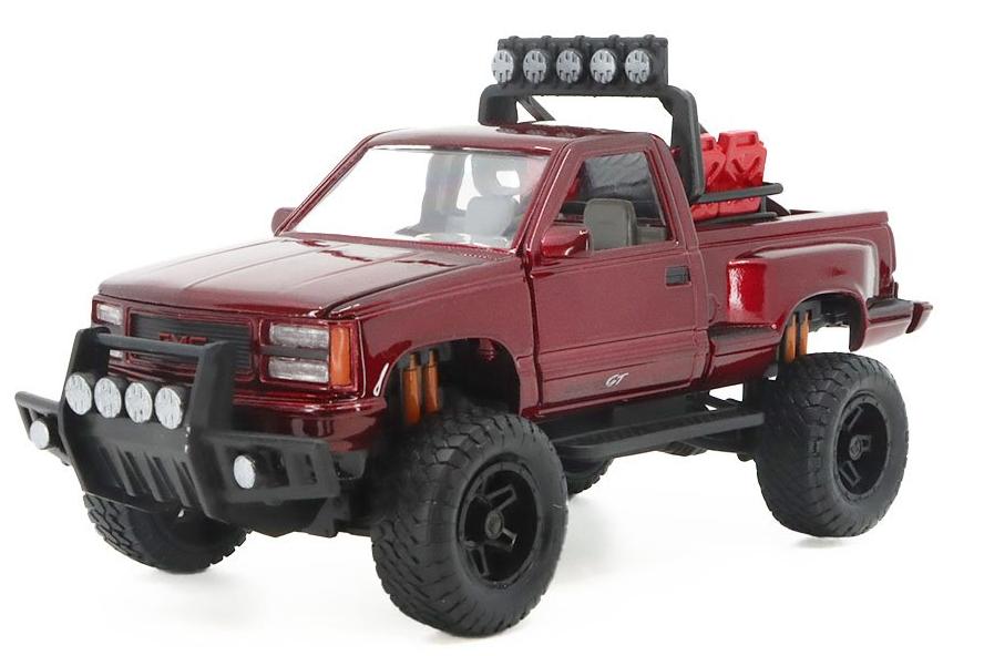 1:24 GMC Sierra GT Pick-Up (1992), dark red - 79136-RED