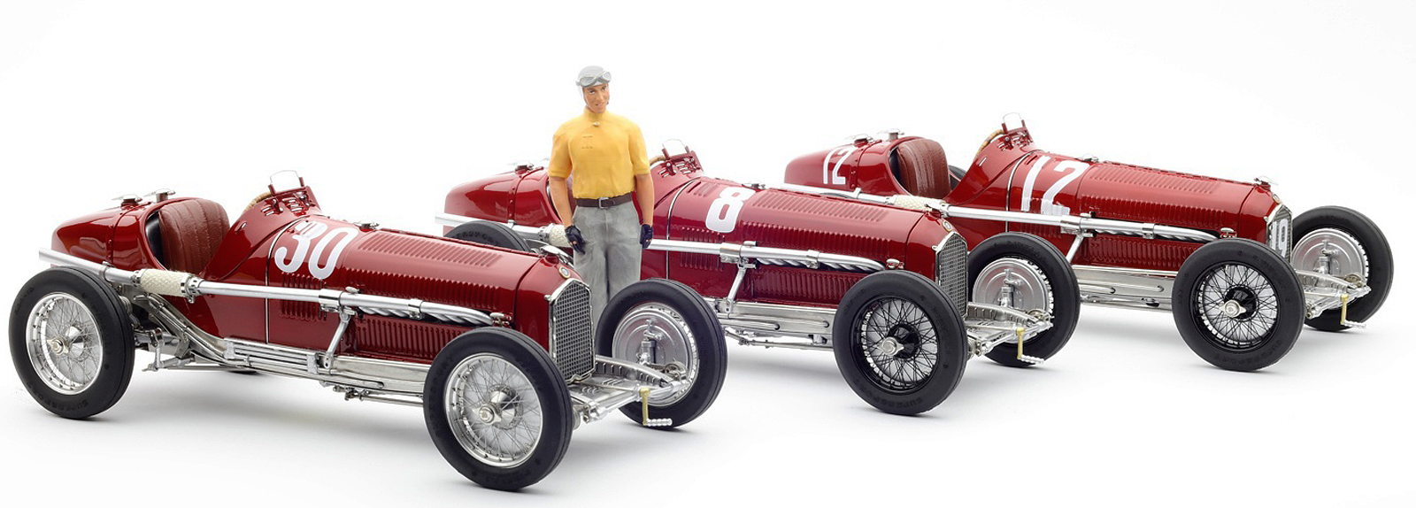1:18 Winner Set Tazio Nuvolari CMC Alfa-Romeo P3 - M229