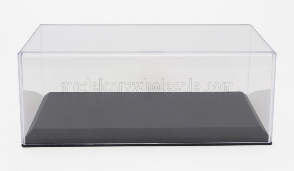 1:43 VETRINA DISPLAY BOX  In Plastica Nera - Plastic Base Black - Lungh.length Cm 18.0 X Largh.width Cm 7.8 X Alt.height Cm 6.7 (altezza Interna Interior Height Cm 5.5), Plastic Display - Black - 175245