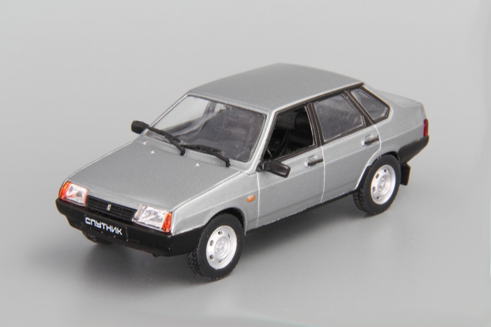 1:43 Волжский 21099 Спутник, Автолегенды СССР 56, темно-серый - AL056
