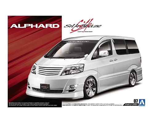 1:24 Сборная модель Toyota Alphard '05 Silk Blaze MNH / ANH10 / 15W - 05215
