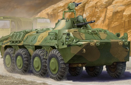 1:35 Сборная модель БТР-70 АПЦ в Афганистане - 01593