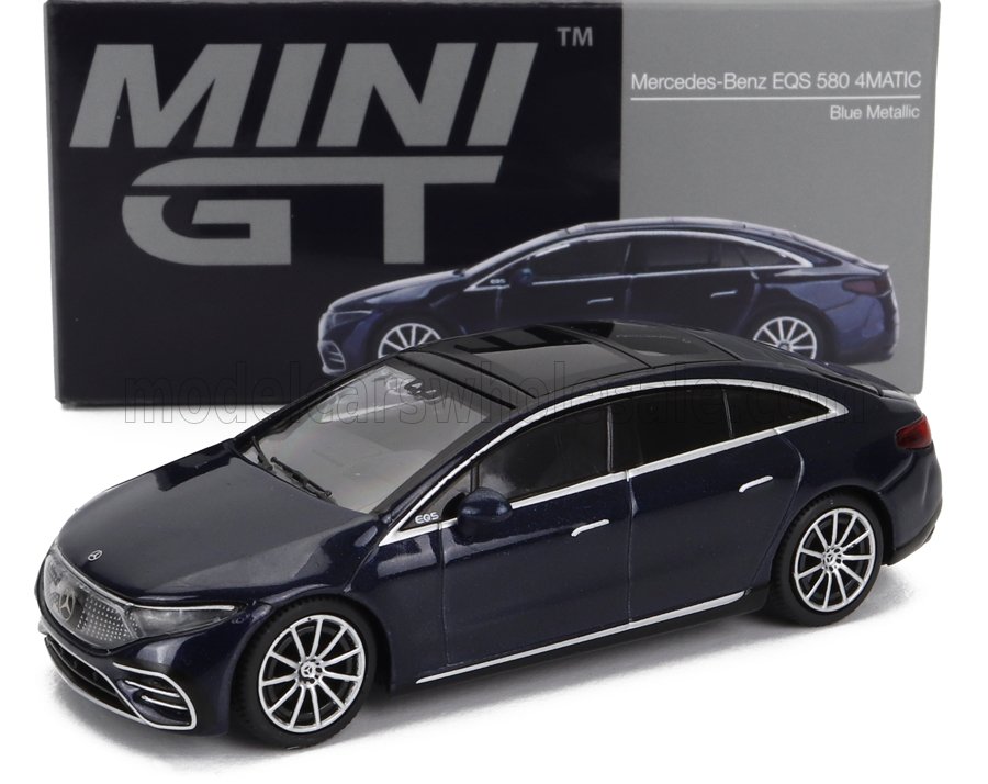 1:64 MERCEDES-BENZ Eqs 580 4matic Lhd (2022), Blue Met - MGT00559-L