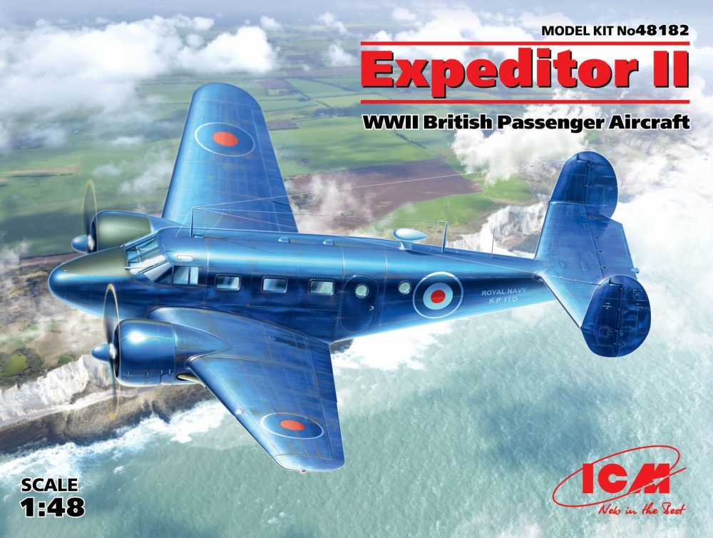 1:48 Сборная модель Expeditor II, Британский пассажирский самолет ІІ МВ - 48182