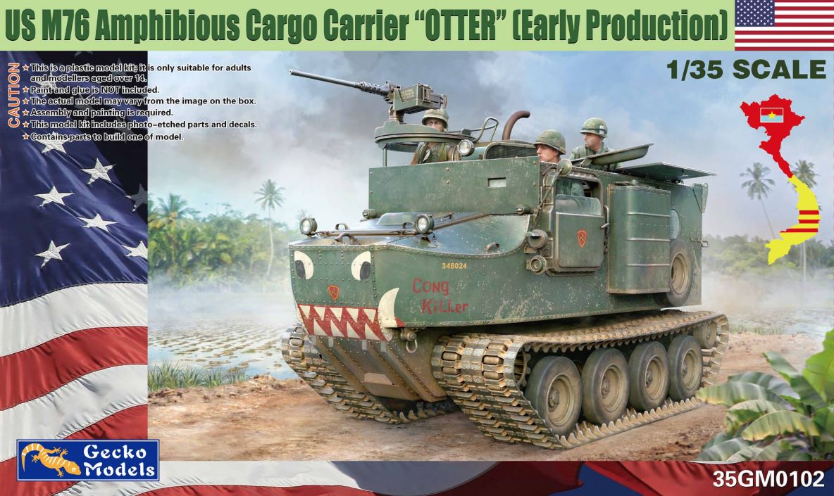 1:35 Сборная модел US M76 Amphibious Cargo Carrier 'Otter' (Early Production) - 35GM0102