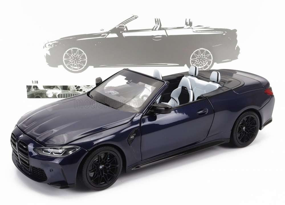 1:18 BMW 4-series M4 (g83) Cabriolet (2020), Blue - 110021031