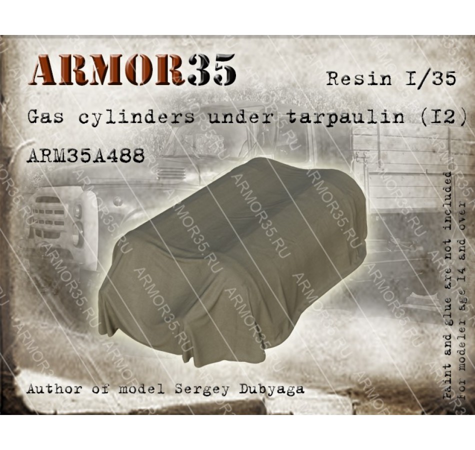 1:35 Газовые баллоны под брезентом (2) - ARM35A488