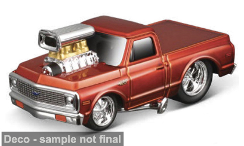 1:64 CHEVROLET C10 Pick Up (1972), orange - 15536-03