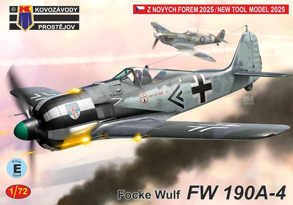 1:72 Сборная модель Focke Wulf FW 190A-4 - KPM0492
