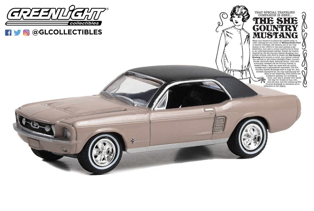 1:64 FORD Mustang Coupe 'She Country Special' (1967), Autumn Smoke - 30426