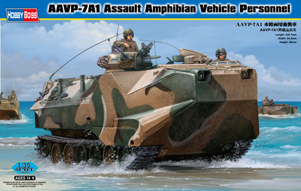 1:35 Сборная модель БТР VR-7A1 Assault Amphibian Vehicle Personnel - 82410