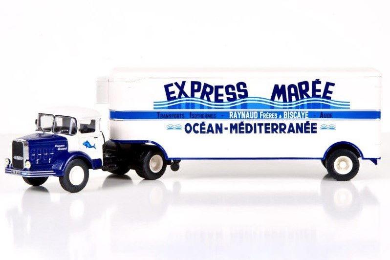 1:43 BERNARD 150 MB Fourgon (1951), blue/white - 678686