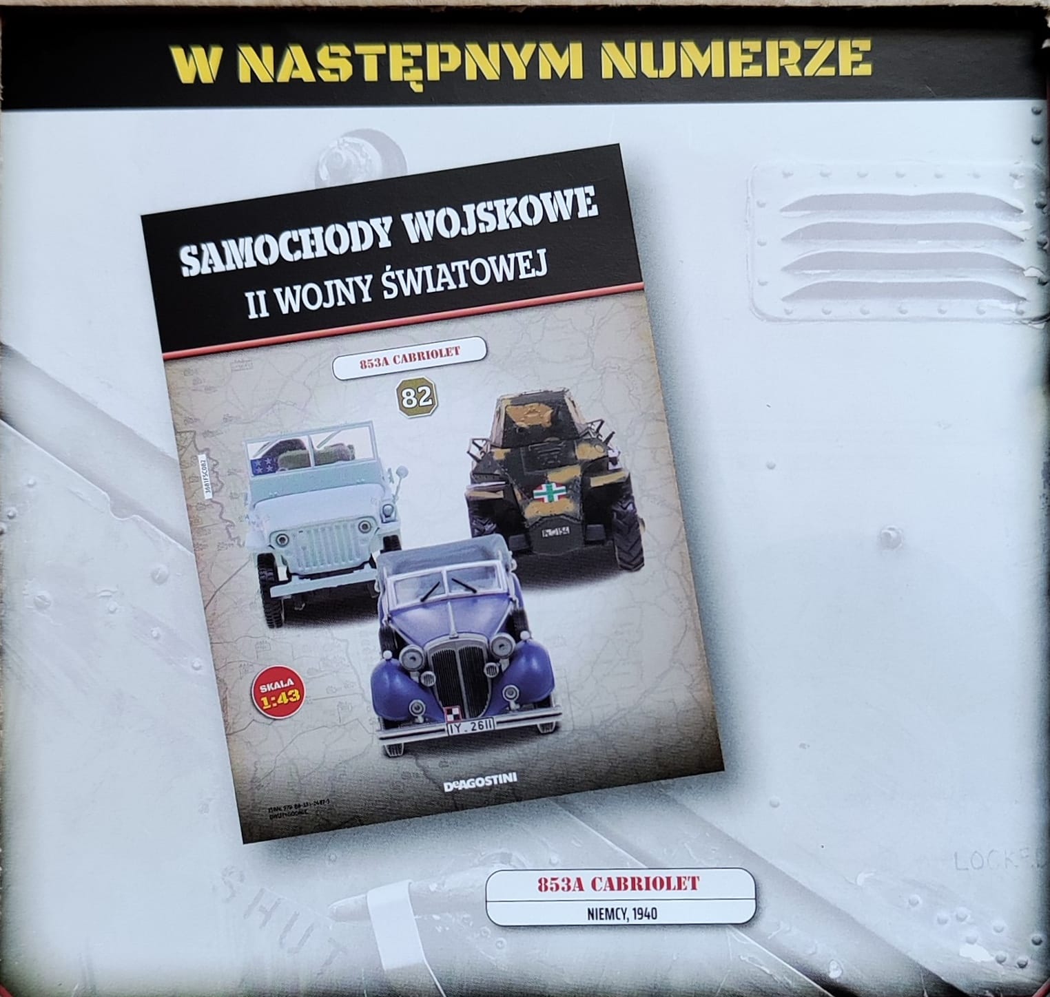 1:43 853A Cabriolet, Samochody Wojskowe II Wojny Światowej 82 - SW082