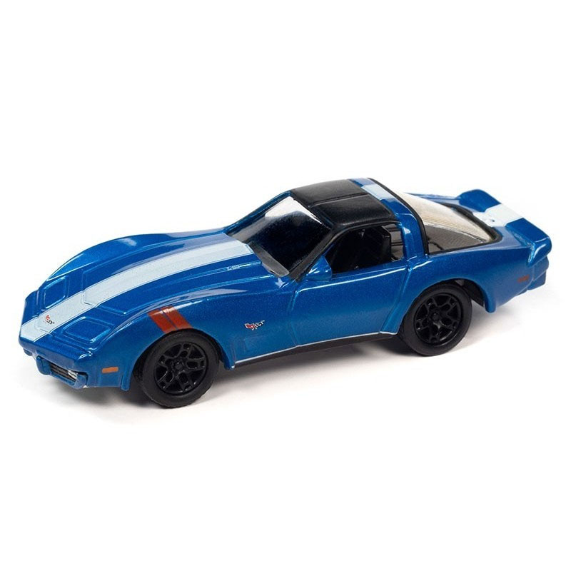 1:64 CHEVROLET Corvette (1979), dark blue metallic - JLCG031-JLSP324B