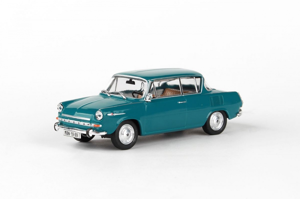 1:43 SKODA 1100MBX - 1969 Modrozelená Tmavá  - - 721HQ
