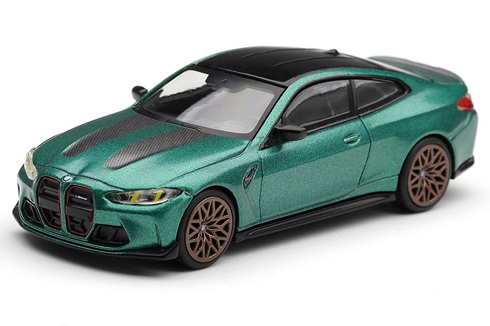 1:64 BMW M4 (G82) CS Frozen Isle of Man RHD (2024), green metallic - MGT01328-R