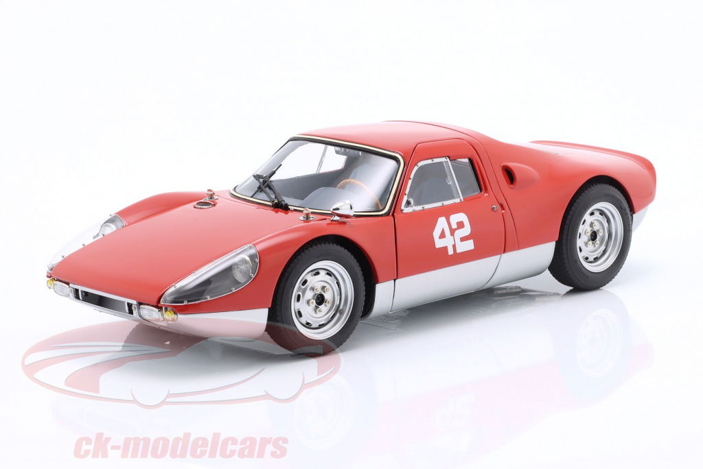 1:18 PORSCHE 904 Carrera GTS #42 (2017), red / silver - M-234