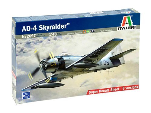 1:48 Сборная модель Самолет AD-4 SKYRAIDER - 2697