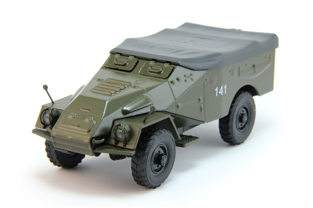 1:43 БТР 40 с тентом, Автолегенды СССР 121, защитный - AL121