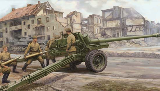 1:35 Сборная модель 100-мм противотанковая пушка образца 1944 года БС-3 - 02331