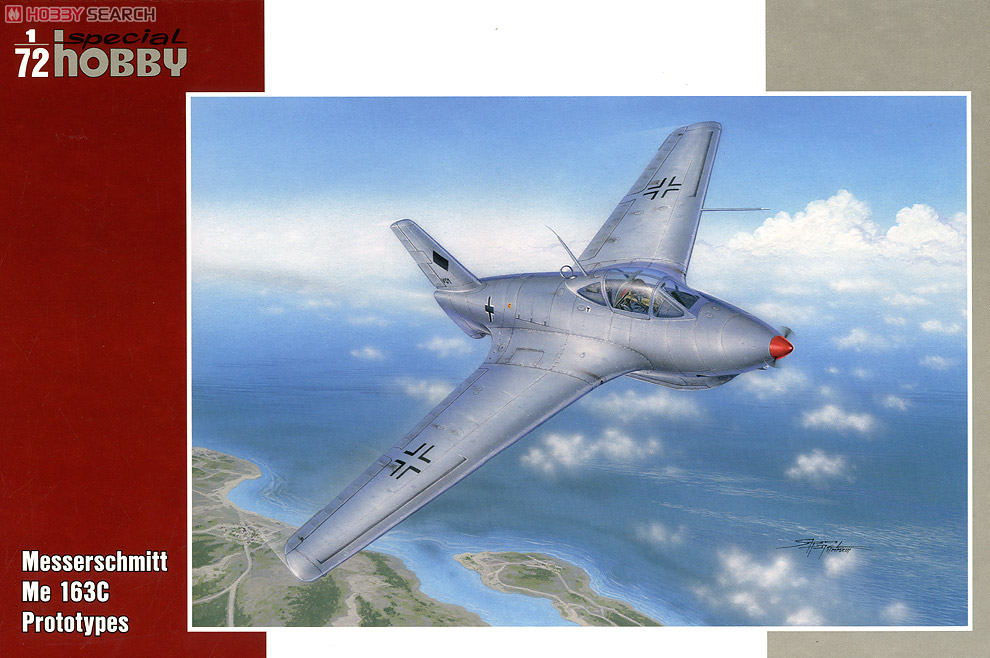 1:72 Сборная модель Messerschmitt Me 163C Prototypes - SH72258