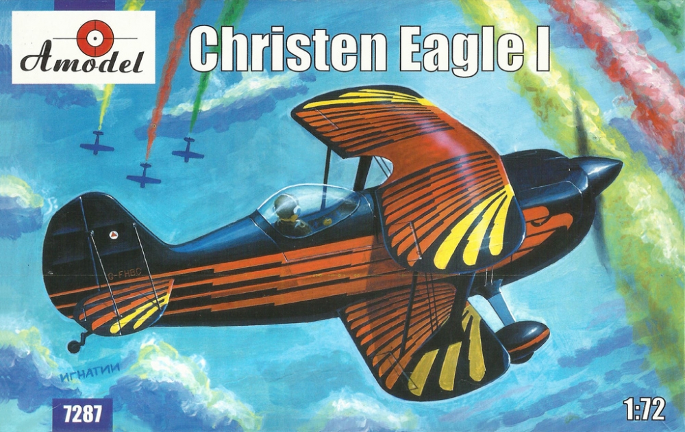 1:72 Сборная модель Самолет Christen Eagle I - 7287