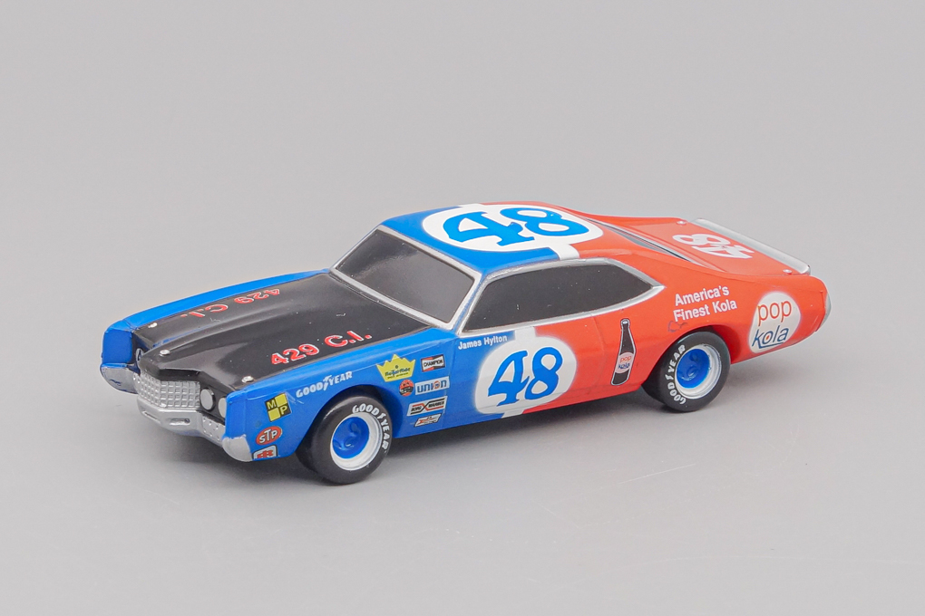 1:43 MERCURY Cyclone (1971) NASCAR, blue / red - LOT01601